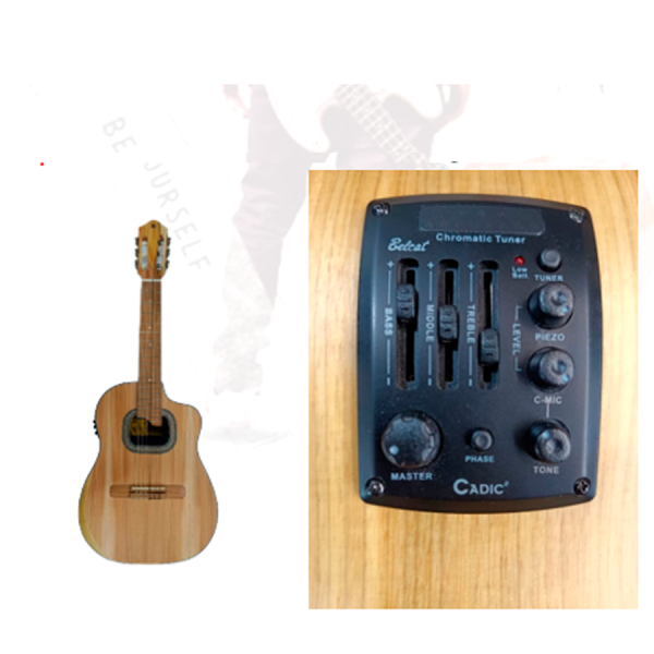 GUITARRAS REQUINTO ELECTROACUSTICA PUNTERA FABRICADAS  POR AIRE ARTESANAL REF: 003 Guitarra acustica tesanal